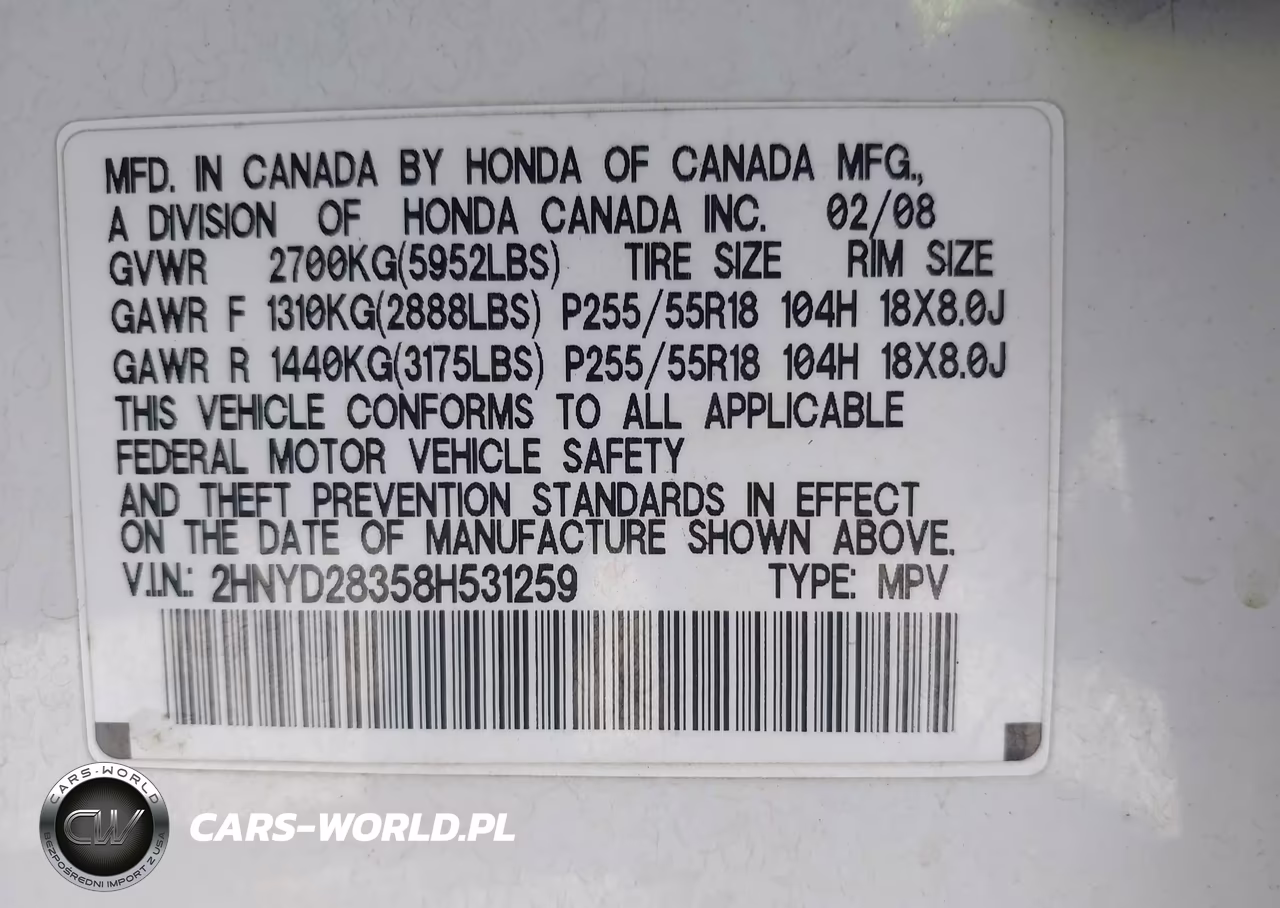 2008 Acura Mdx Technology Package VIN:2HNYD28358H531259 - 9