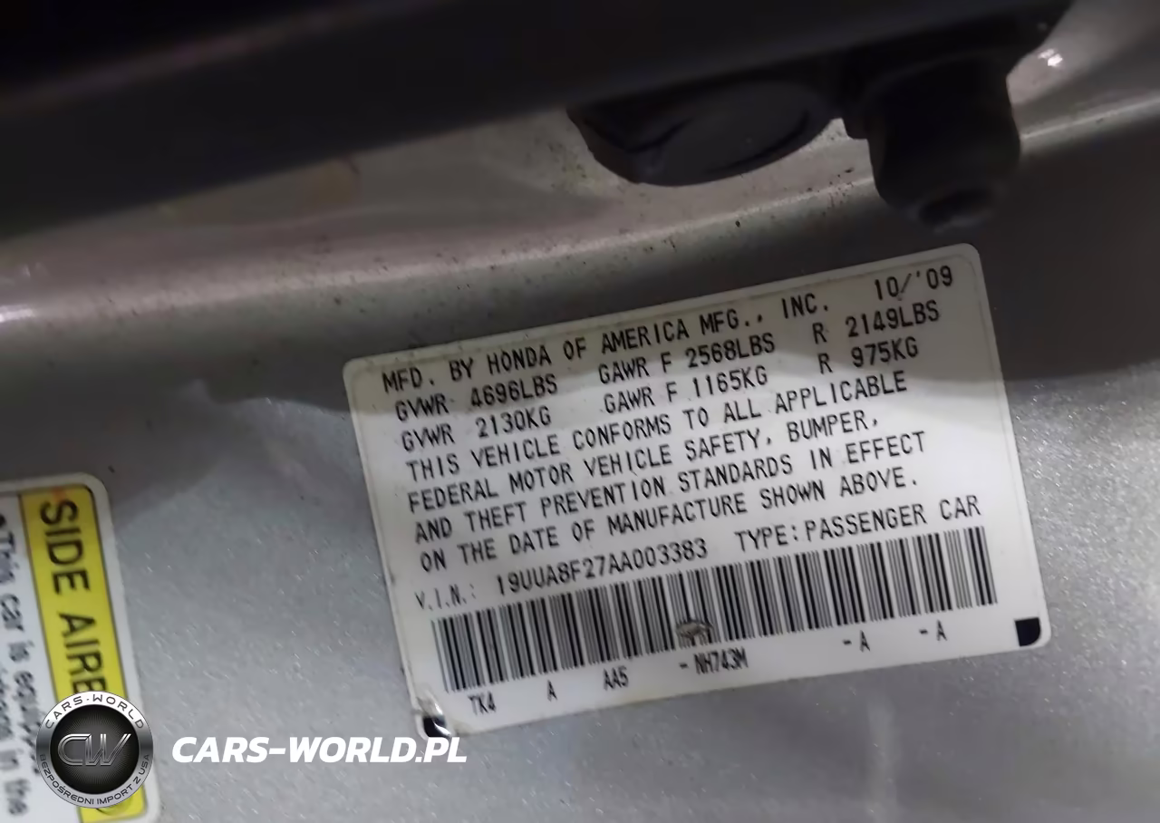 2010 Acura Tl 3.5 VIN:19UUA8F27AA003383 - 9