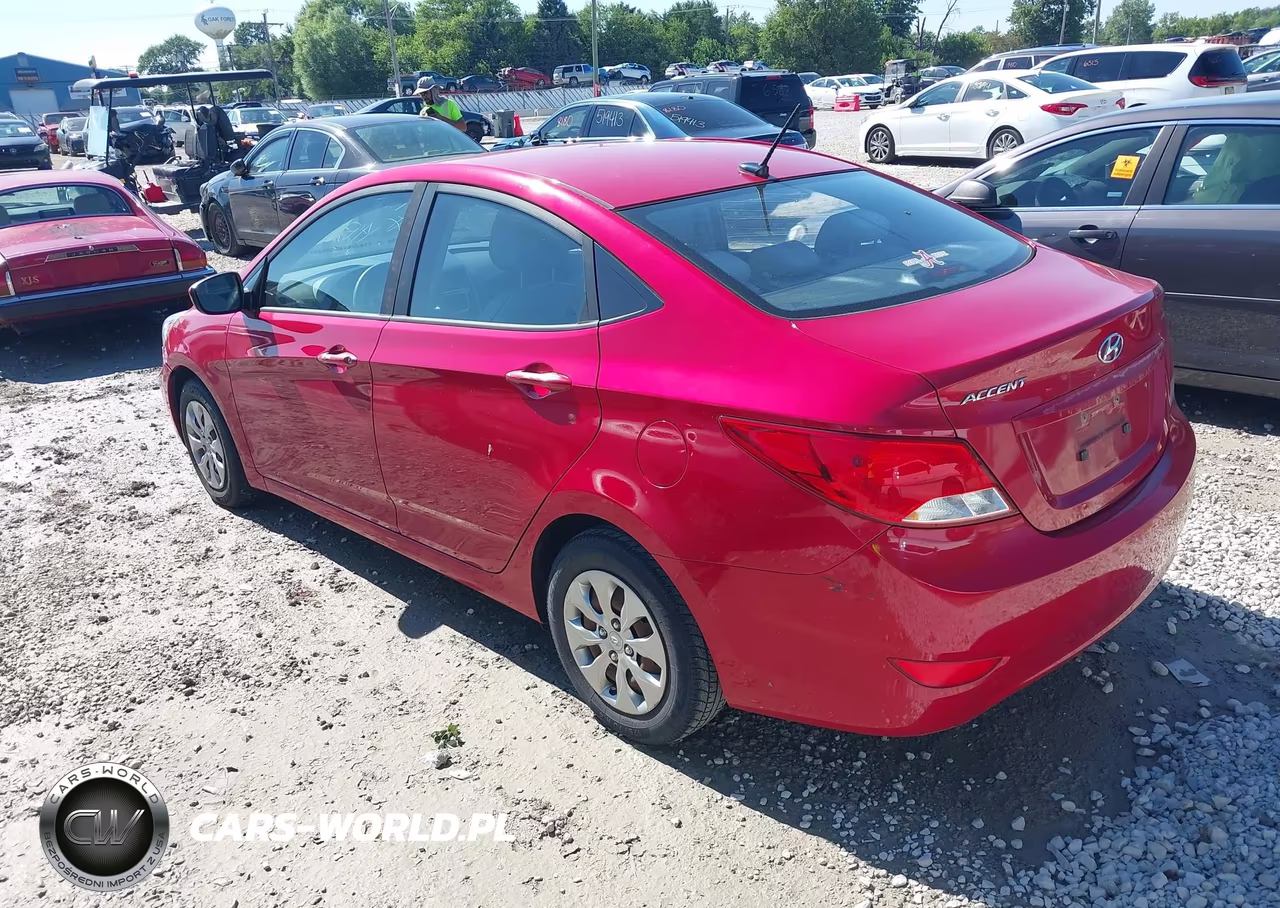 2016 Hyundai Accent Se VIN:KMHCT4AE0GU091582 - 3