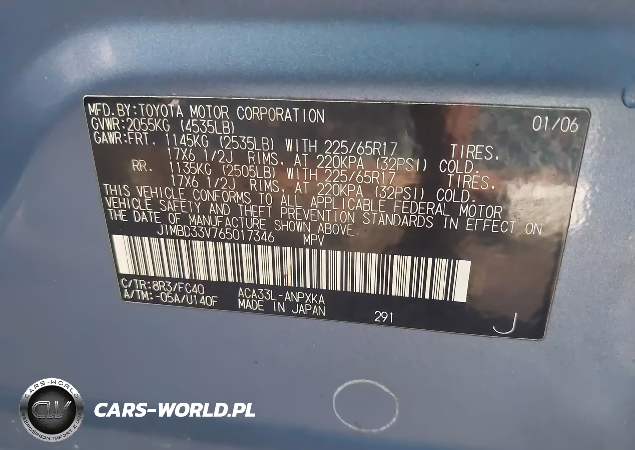 2006 Toyota Rav4 VIN:JTMBD33V765017346 - 9