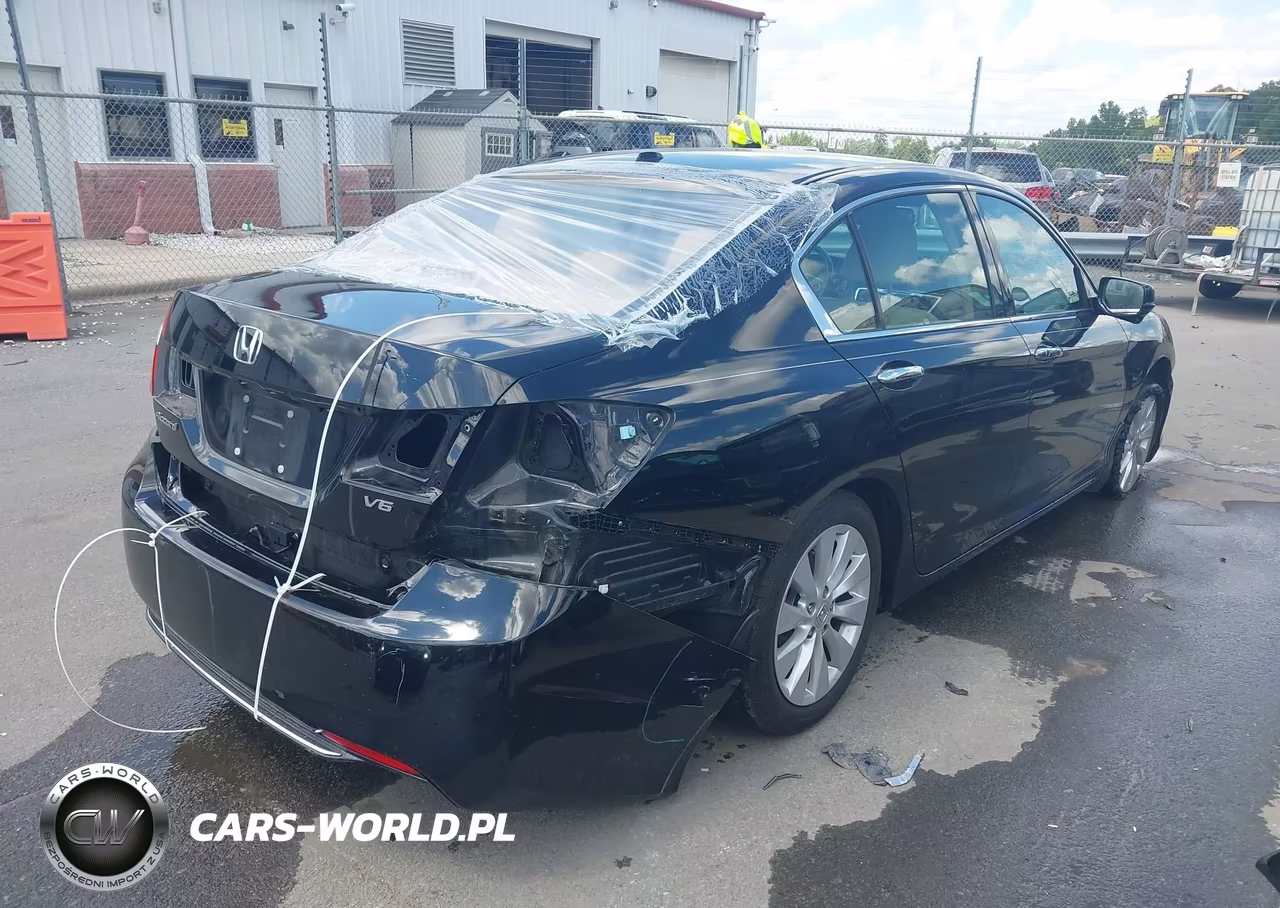 2014 Honda Accord Ex-L V-6 VIN:1HGCR3F87EA003448 - 4