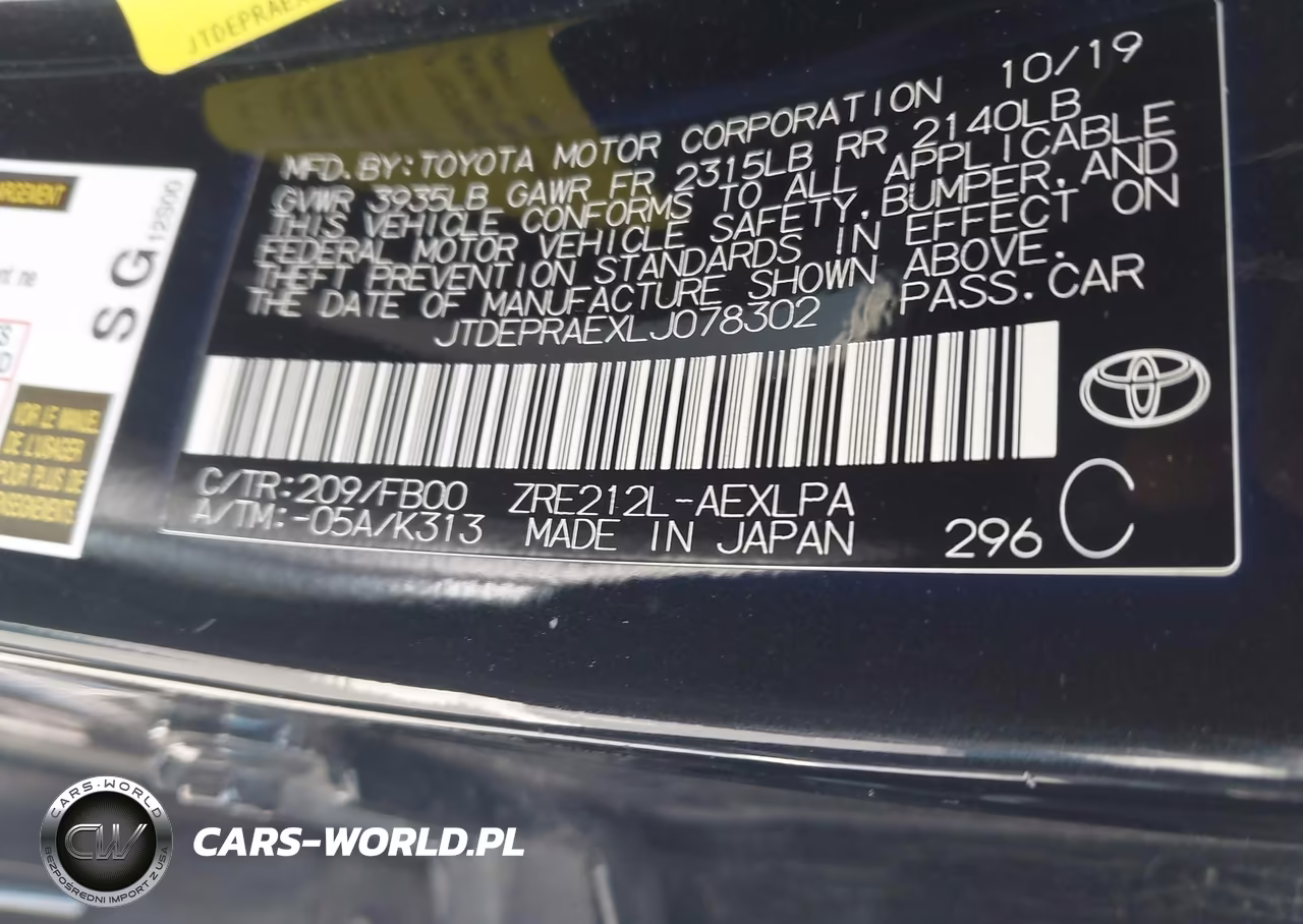 2020 Toyota Corolla Le VIN:JTDEPRAEXLJ078302 - 9