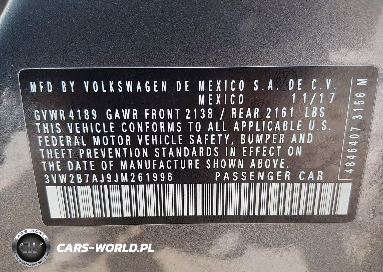 2018 Volkswagen Jetta 1.4T S VIN:3VW2B7AJ9JM261996 - 9