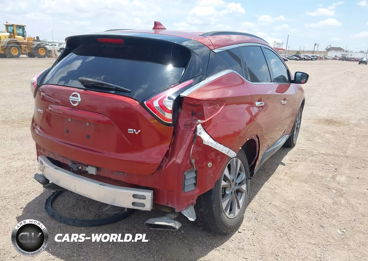 2017 Nissan Murano Sv VIN:5N1AZ2MG7HN129814 - 4