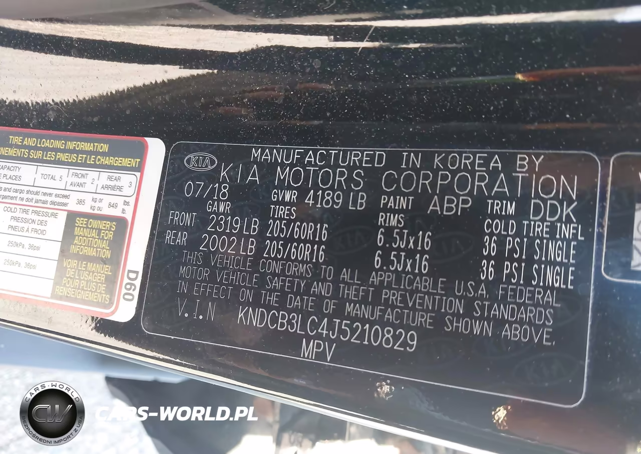 2018 Kia Niro Lx VIN:KNDCB3LC4J5210829 - 9
