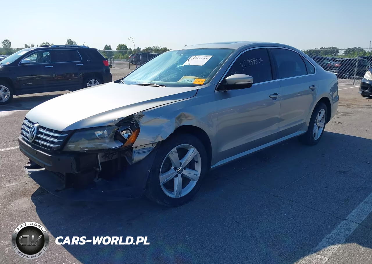 2013 Volkswagen Passat 2.0L Tdi Se VIN:1VWBN7A35DC043682 - 2