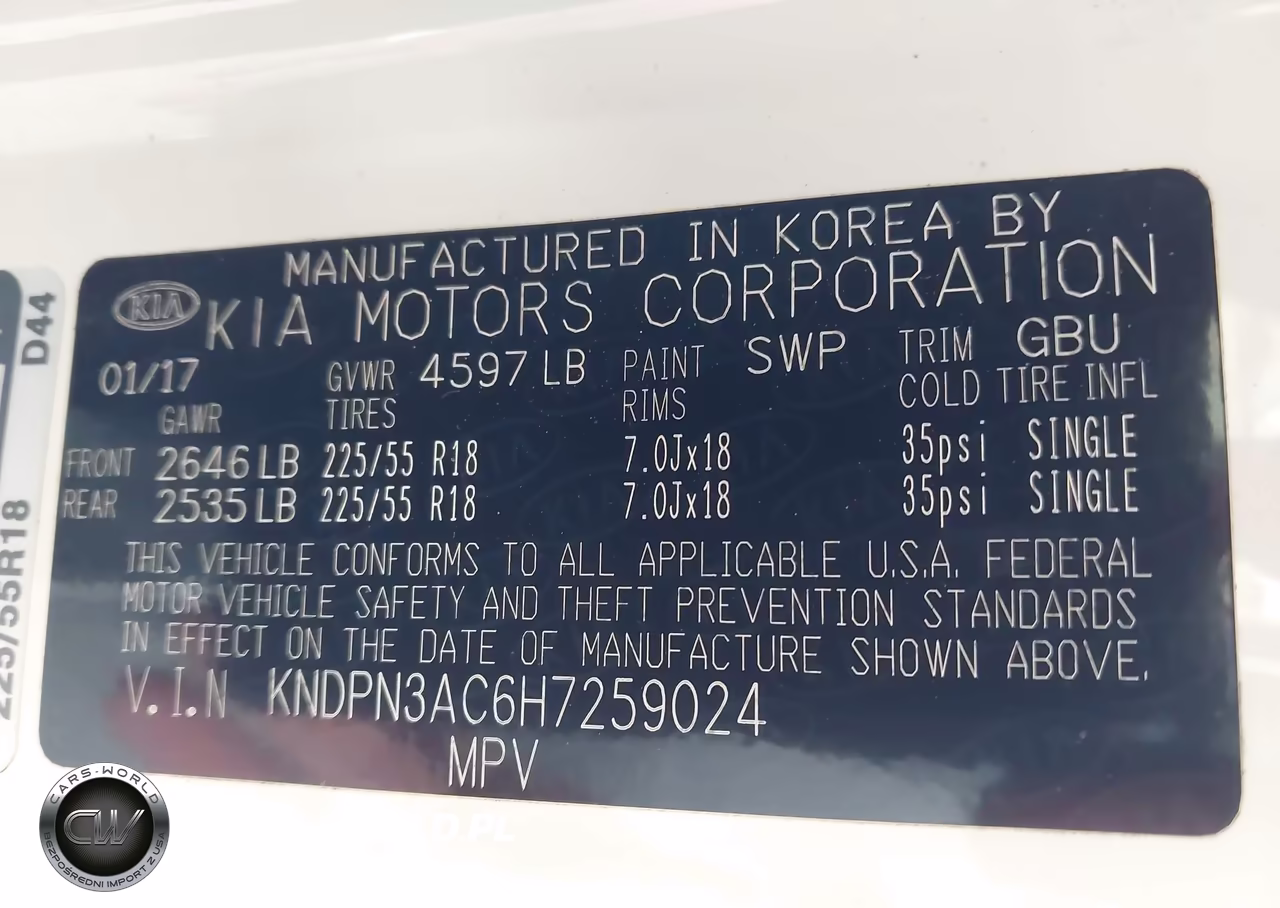 2017 Kia Sportage Ex VIN:KNDPN3AC6H7259024 - 9