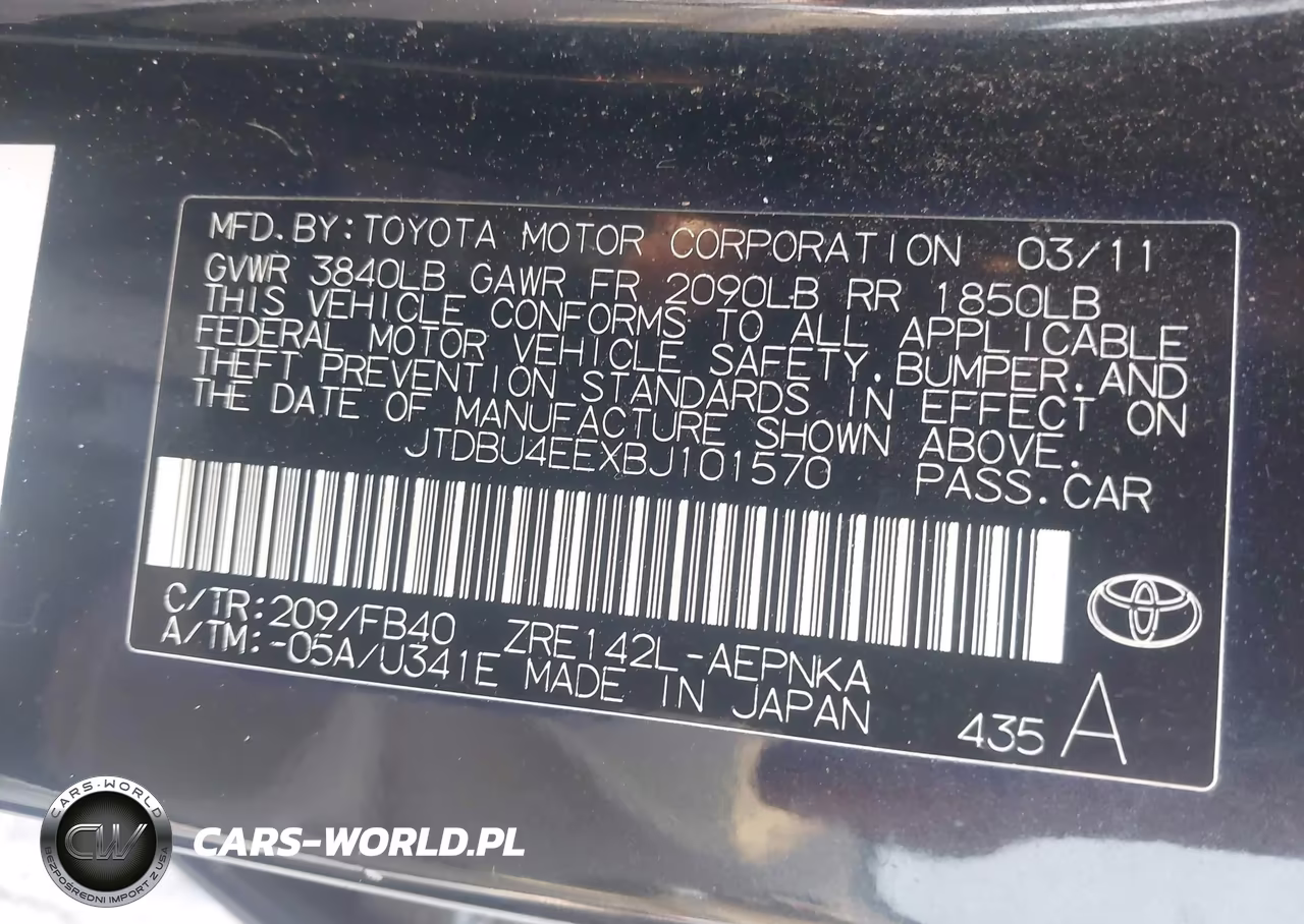 2011 Toyota Corolla Le VIN:JTDBU4EEXBJ101570 - 9
