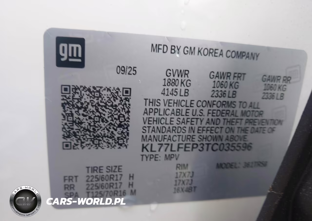 2026 Chevrolet Trax Fwd Ls VIN:KL77LFEP3TC035596 - 9
