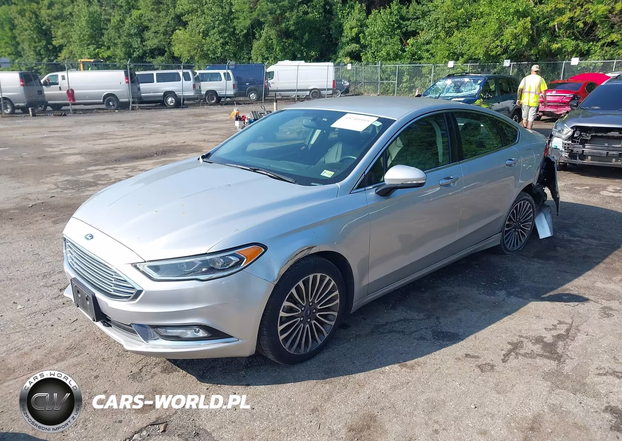 2018 Ford Fusion Titanium VIN:3FA6P0D91JR233455 - 2