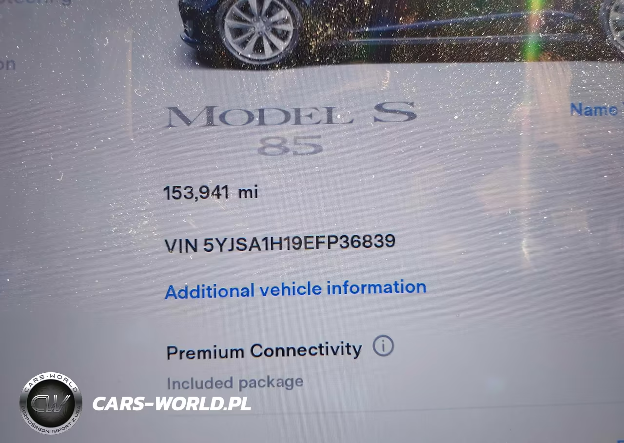 2014 Tesla Model S P85 VIN:5YJSA1H19EFP36839 - 15