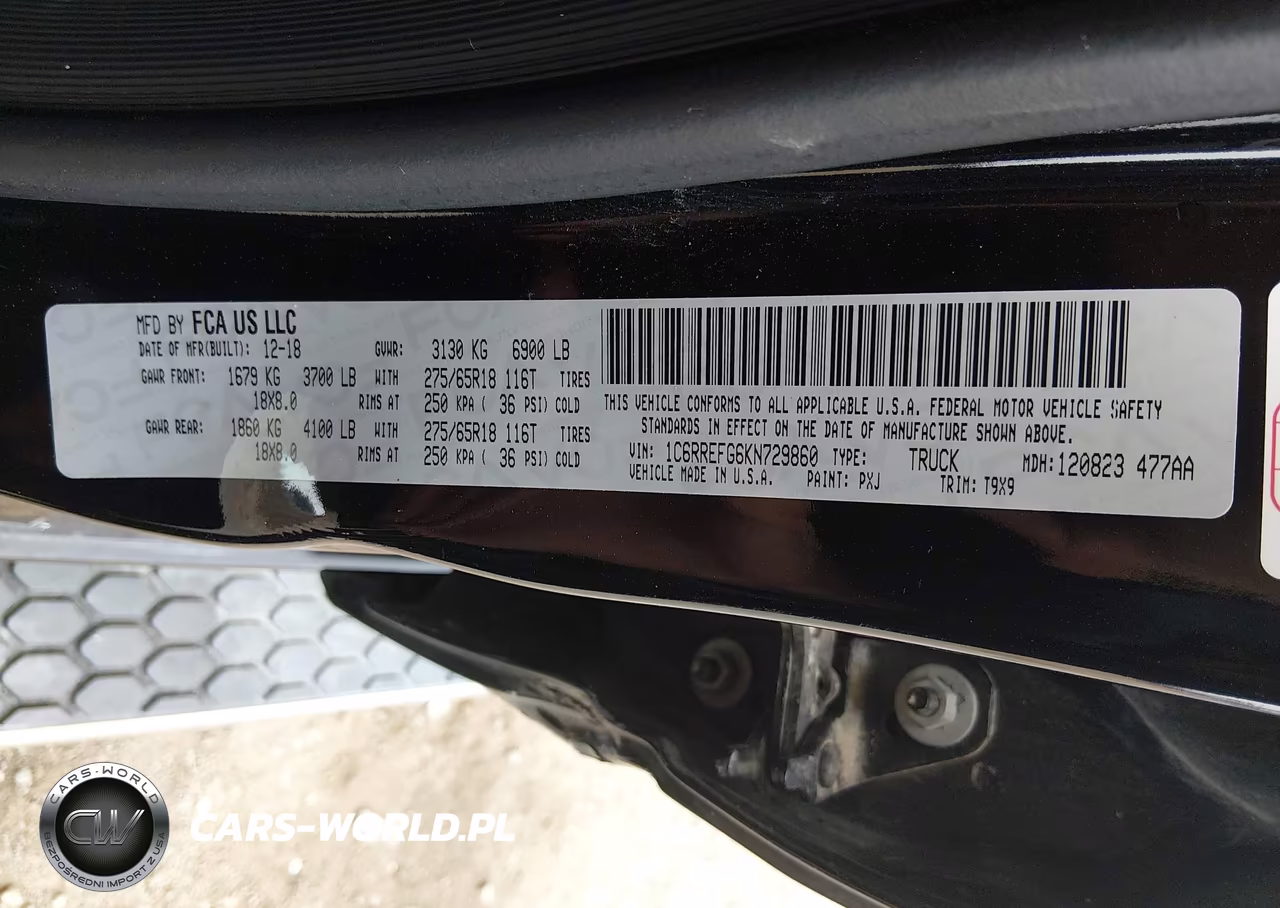2019 Ram 1500 Big Horn-Lone Star 4X2 5'7 Box VIN:1C6RREFG6KN729860 - 9