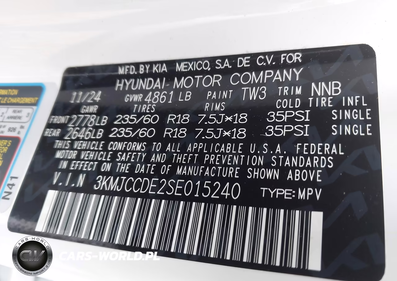 2025 Hyundai Tucson Sel Convenience VIN:3KMJCCDE2SE015240 - 9