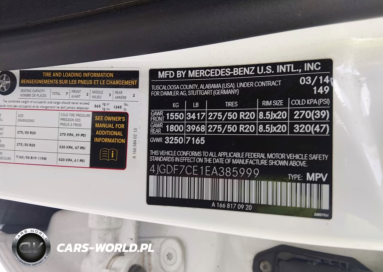 2014 Mercedes-Benz Gl 450 4Matic VIN:4JGDF7CE1EA385999 - 9