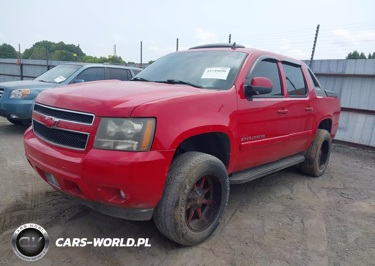 2008 Chevrolet Avalanche 1500 Lt VIN:3GNFK123X8G173606 - 2