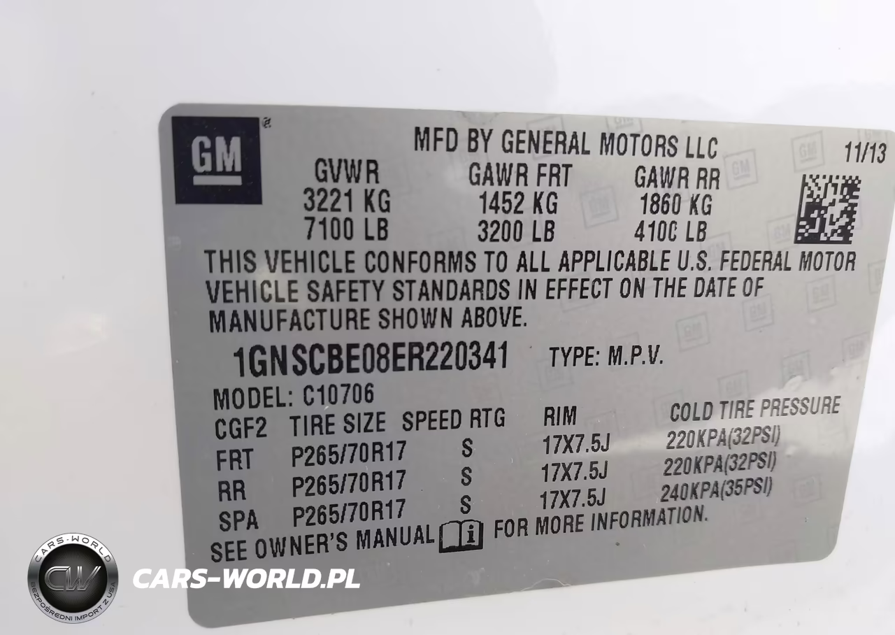 2014 Chevrolet Tahoe Lt VIN:1GNSCBE08ER220341 - 9