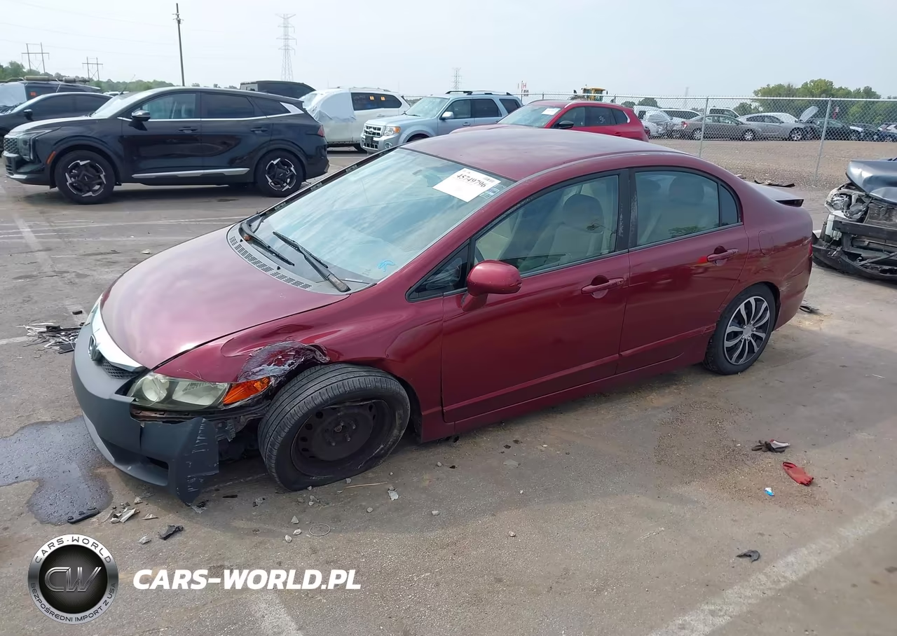 2010 Honda Civic Lx VIN:2HGFA1F55AH534111 - 2