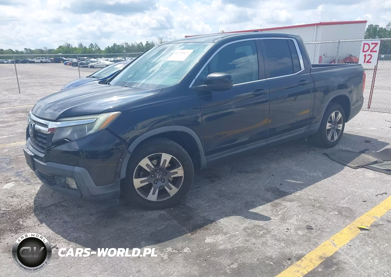 2017 Honda Ridgeline Rtl-T VIN:5FPYK2F68HB006024 - 2