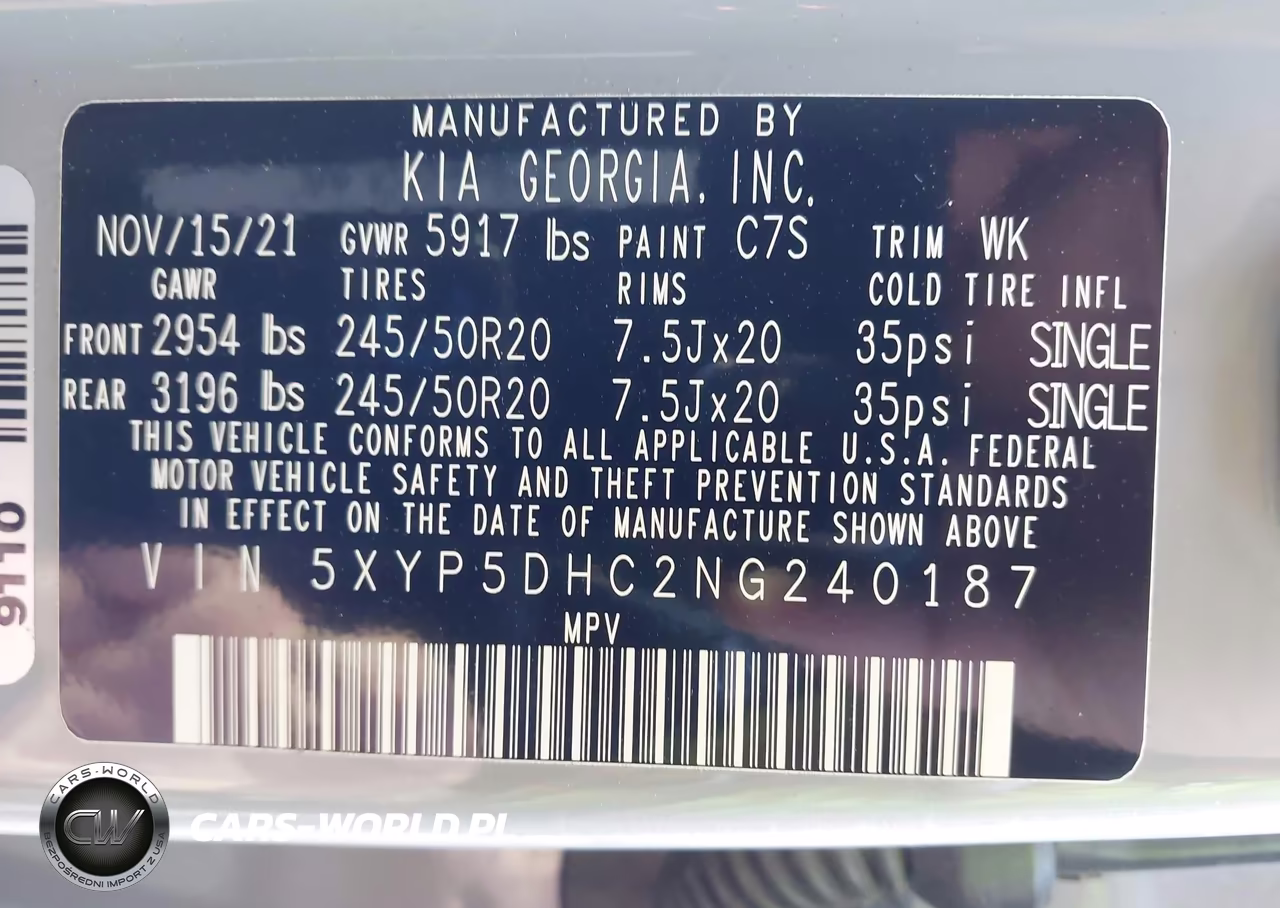 2022 Kia Telluride Sx VIN:5XYP5DHC2NG240187 - 9