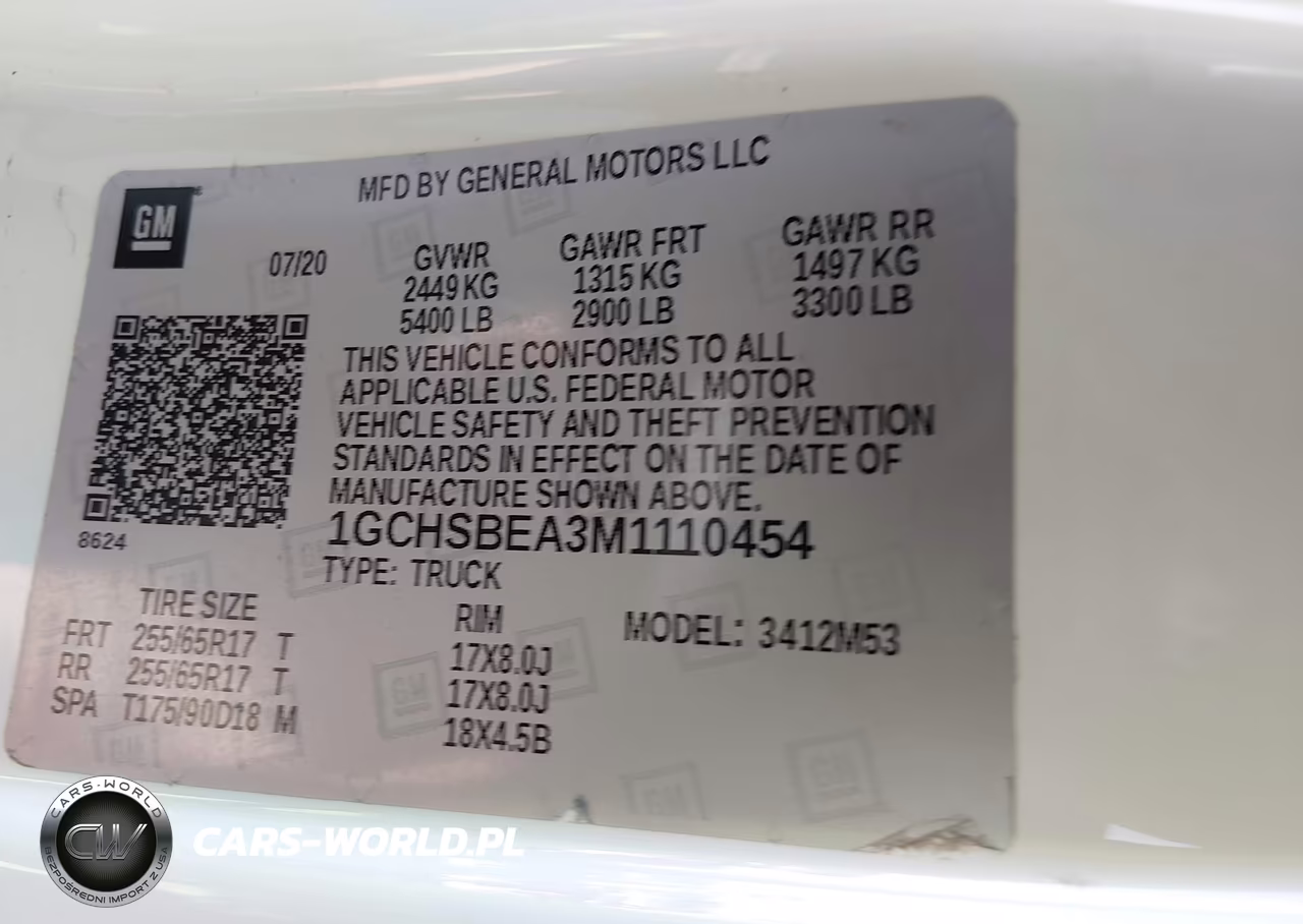 2021 Chevrolet Colorado 2Wd Long Box Wt VIN:1GCHSBEA3M1110454 - 9
