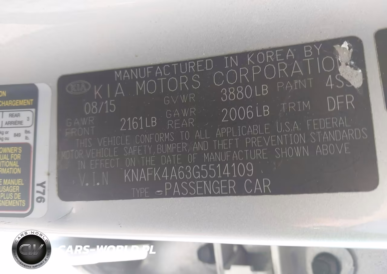 2016 Kia Forte Lx VIN:KNAFK4A63G5514109 - 9