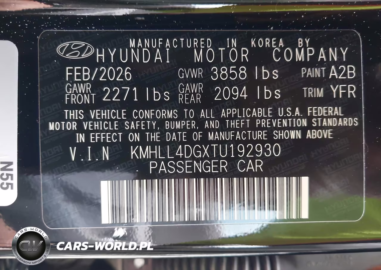 2026 Hyundai Elantra Se VIN:KMHLL4DGXTU192930 - 9