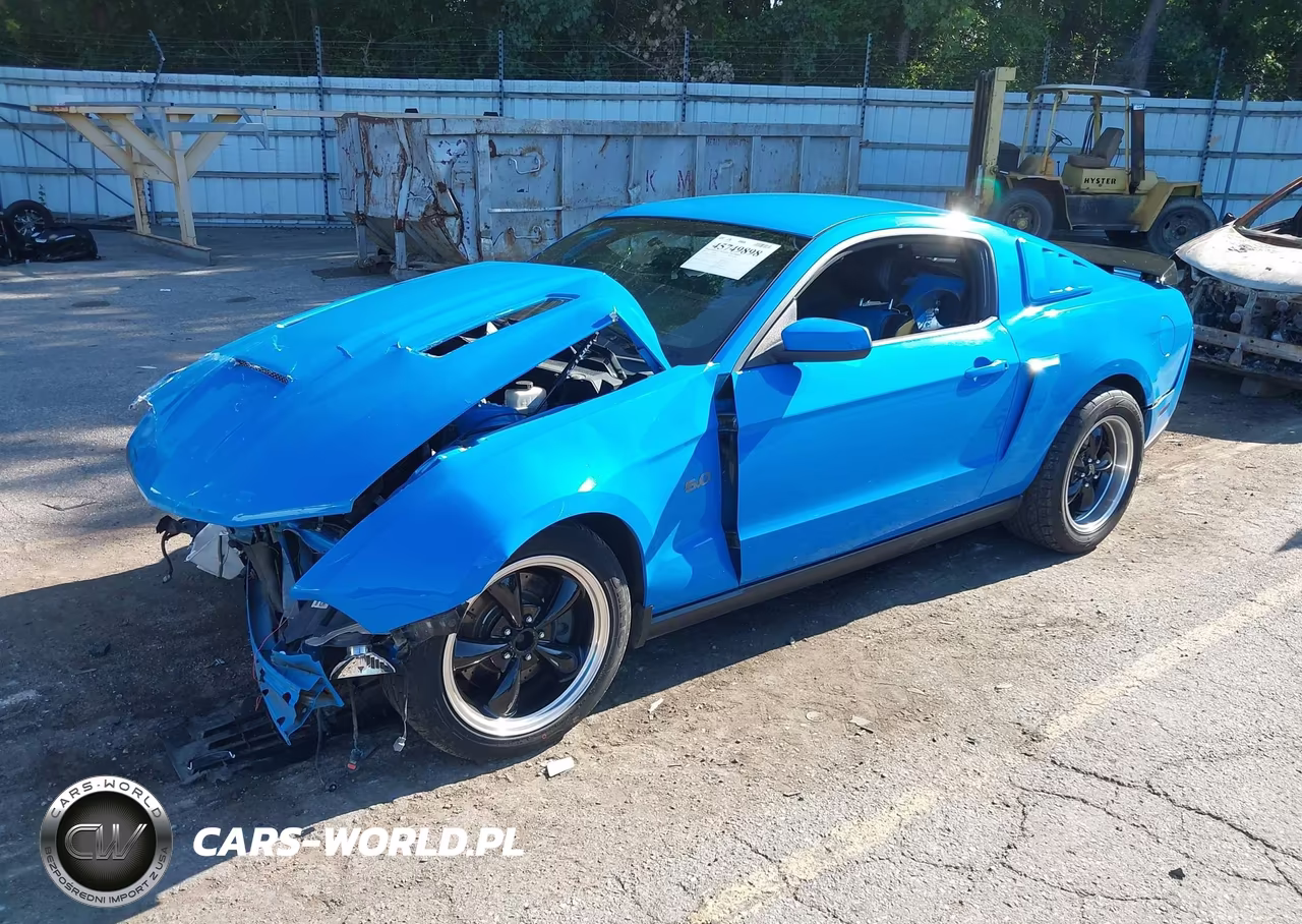 2012 Ford Mustang Gt VIN:1ZVBP8CF2C5278177 - 2