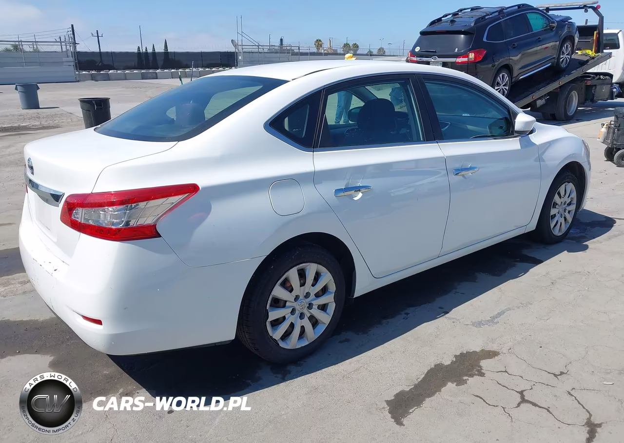 2015 Nissan Sentra S VIN:3N1AB7AP9FY290744 - 4