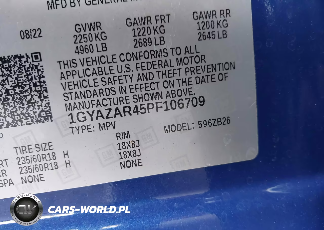 2023 Cadillac Xt4 Fwd Luxury VIN:1GYAZAR45PF106709 - 9
