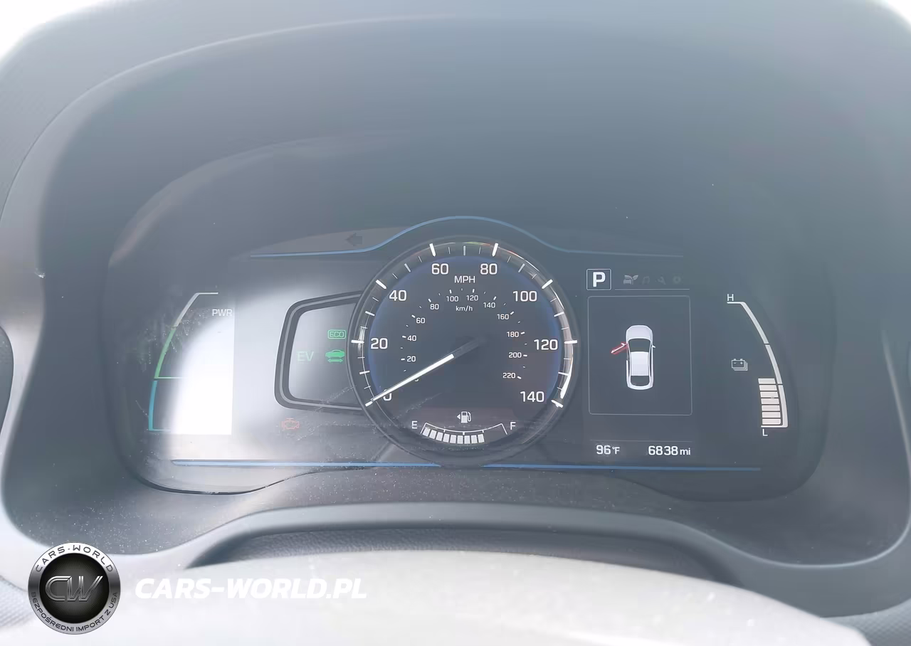 2018 Hyundai Ioniq Hybrid Blue VIN:KMHC65LC1JU075617 - 7