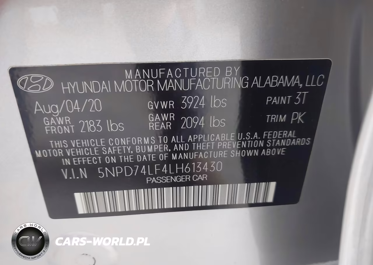 2020 Hyundai Elantra Se VIN:5NPD74LF4LH613430 - 9