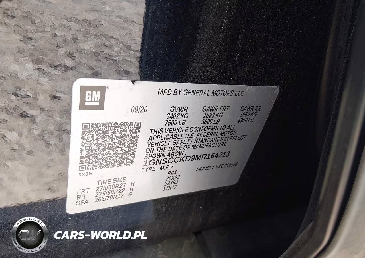 2021 Chevrolet Suburban 2Wd Lt VIN:1GNSCCKD9MR164213 - 9