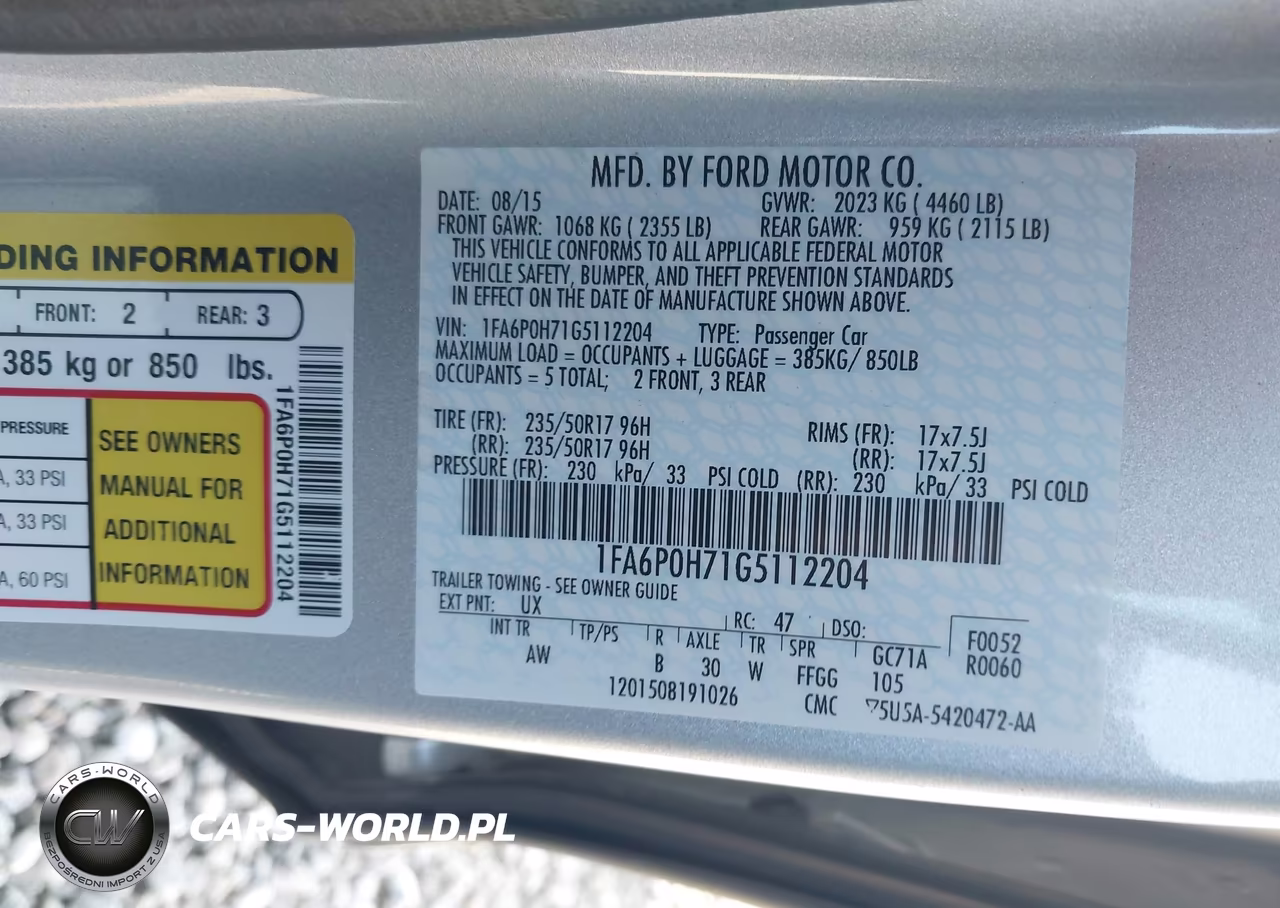 2016 Ford Fusion Se VIN:1FA6P0H71G5112204 - 9