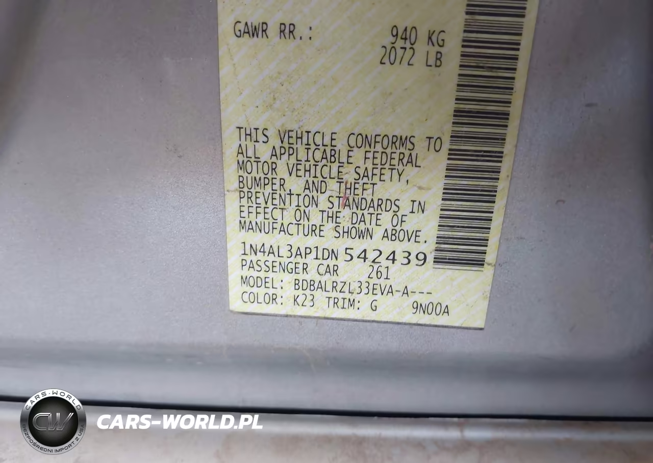 2013 Nissan Altima 2.5 S VIN:1N4AL3AP1DN542439 - 9