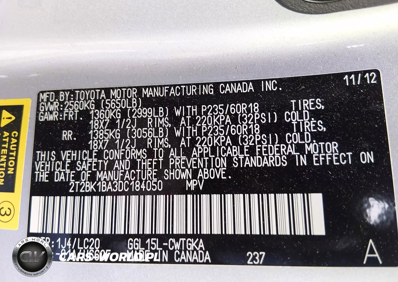 2013 Lexus Rx 350 VIN:2T2BK1BA3DC184050 - 9