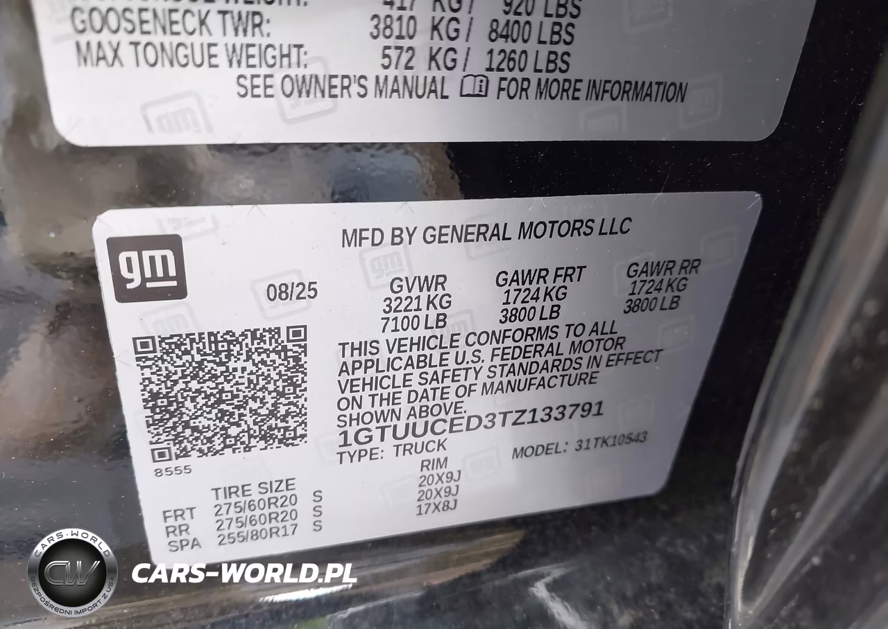 2026 GMC Sierra 1500 , Short Bed, Elevation, 4Wd VIN:1GTUUCED3TZ133791 - 9