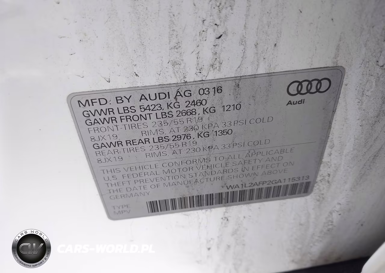 2016 Audi Q5 2.0T Premium VIN:WA1L2AFP2GA115313 - 9