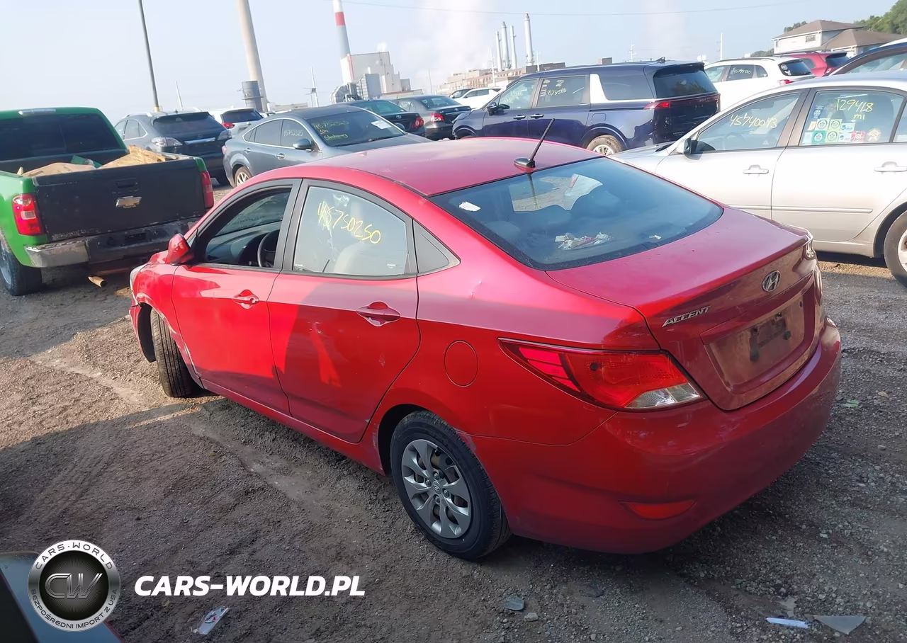 2015 Hyundai Accent Gls VIN:KMHCT4AE7FU881637 - 3