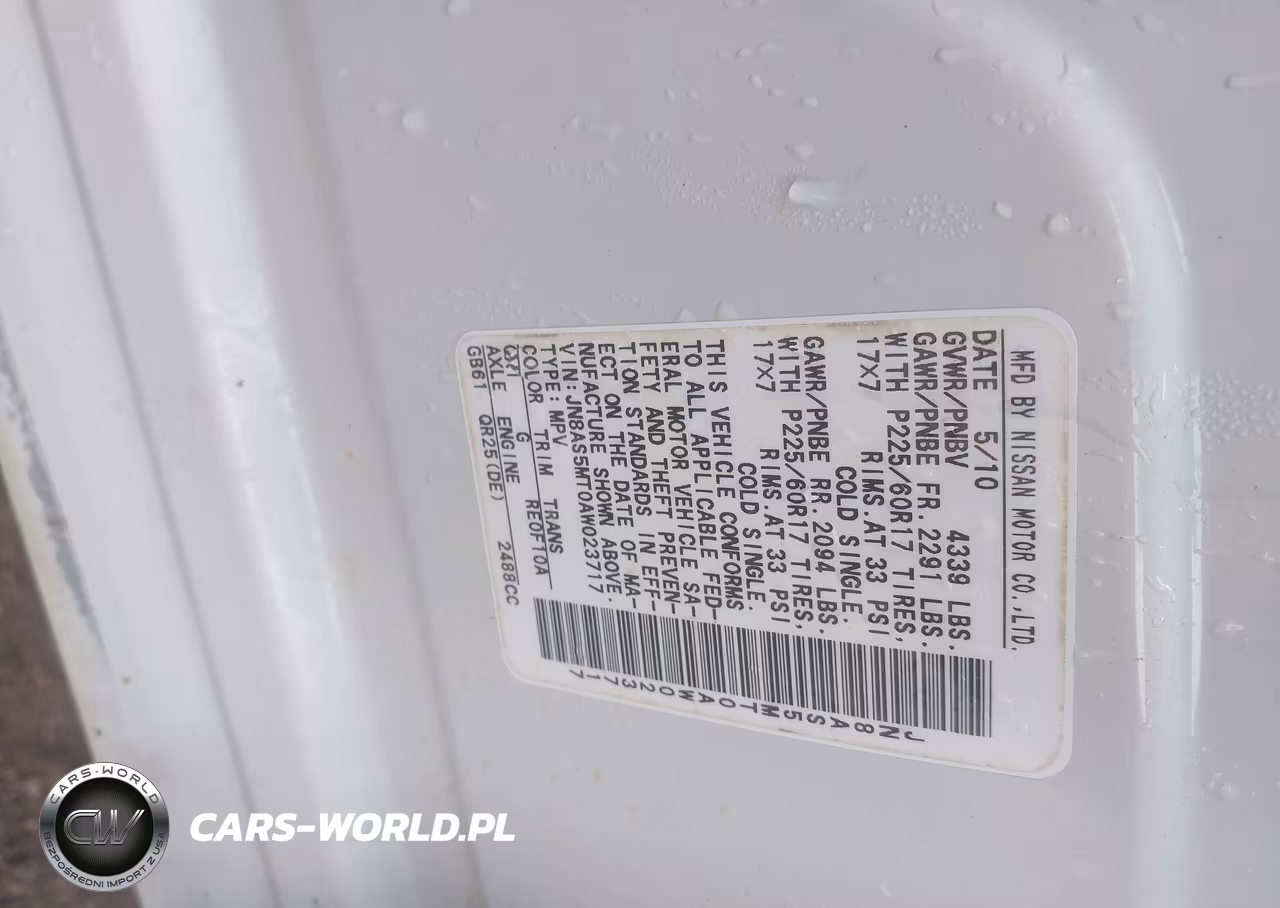 2010 Nissan Rogue Sl VIN:JN8AS5MT0AW023717 - 9