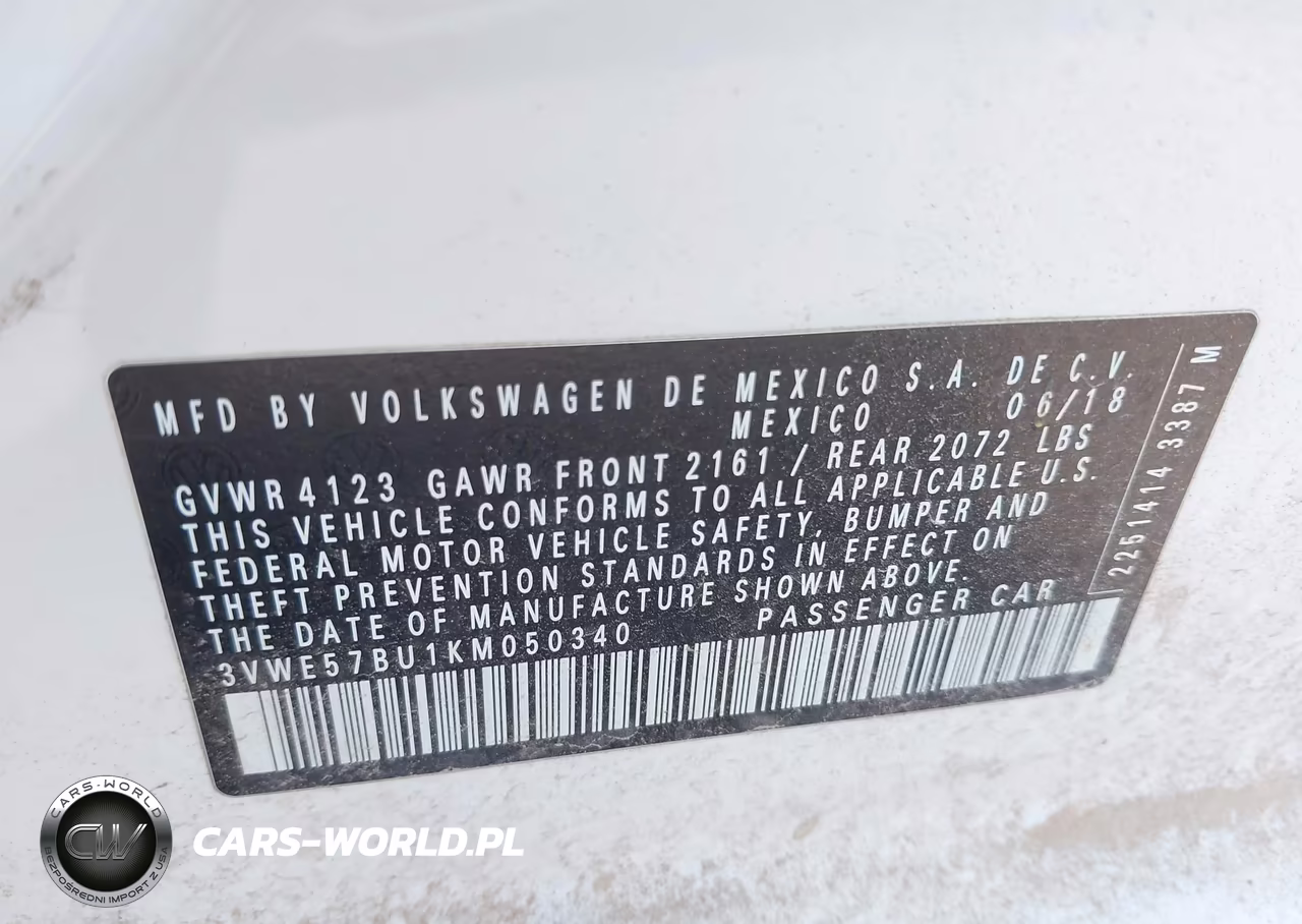 2019 Volkswagen Jetta 1.4T Sel VIN:3VWE57BU1KM050340 - 9