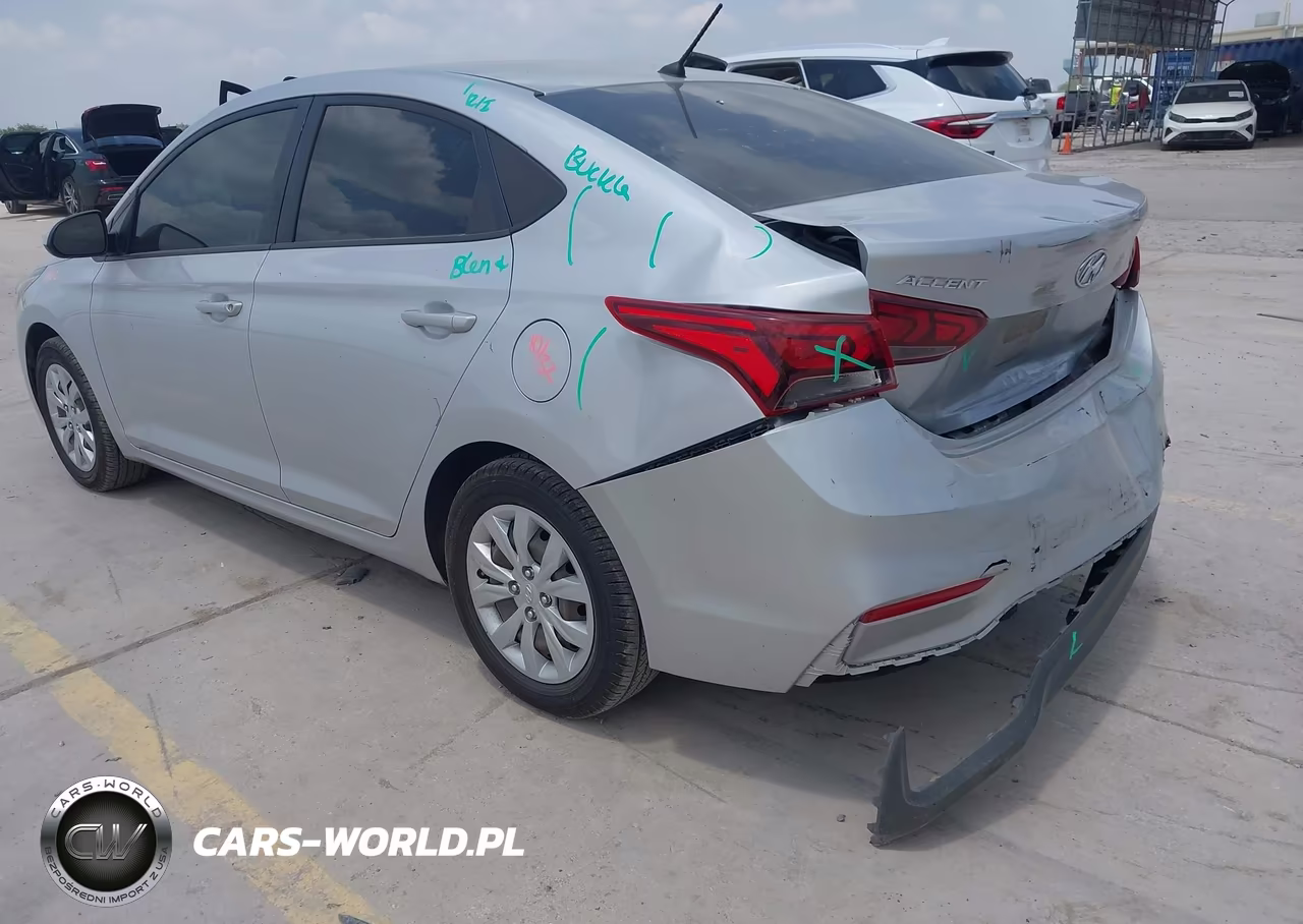 2022 Hyundai Accent Se VIN:3KPC24A69NE179686 - 3