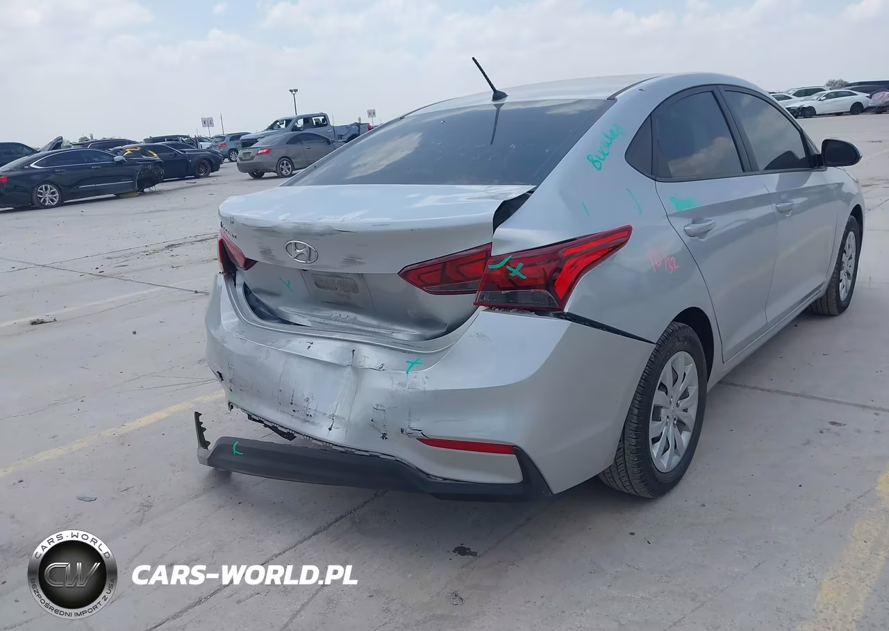 2022 Hyundai Accent Se VIN:3KPC24A69NE179686 - 4