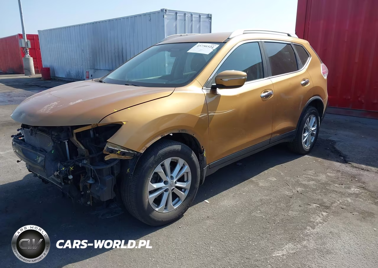2015 Nissan Rogue Sv VIN:KNMAT2MTXFP510691 - 2