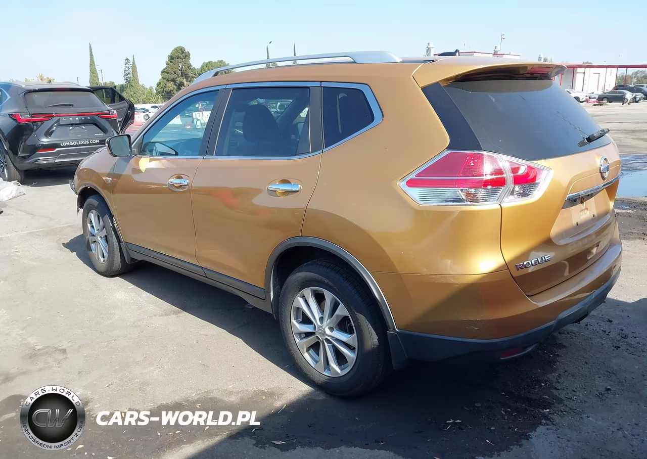 2015 Nissan Rogue Sv VIN:KNMAT2MTXFP510691 - 3