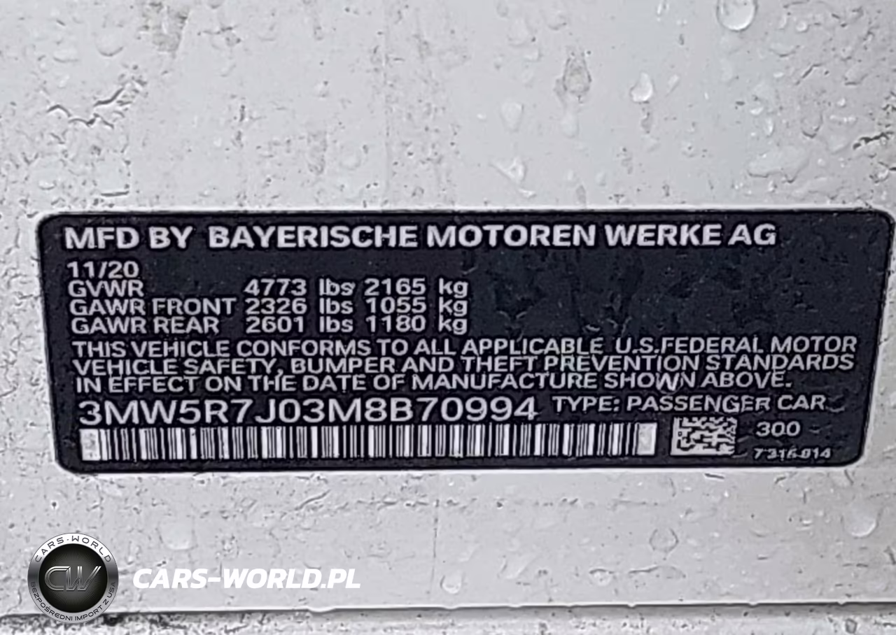 2021 BMW 330I xDrive VIN:3MW5R7J03M8B70994 - 9