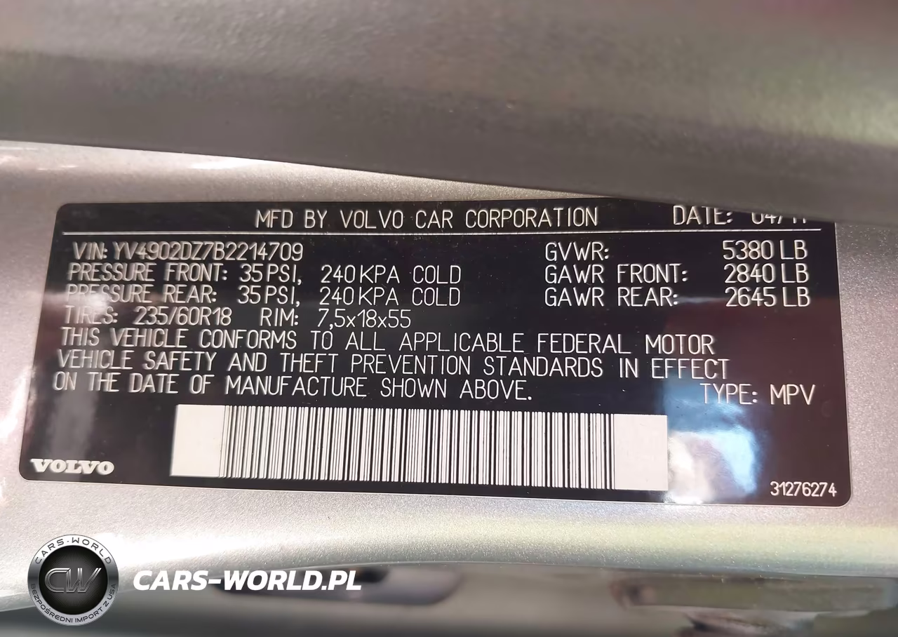 2011 Volvo Xc60 T6-T6 R-Design VIN:YV4902DZ7B2214709 - 9
