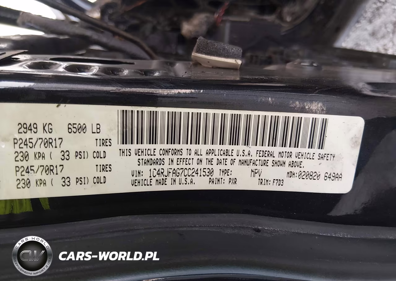 2012 Jeep Grand Cherokee Laredo VIN:1C4RJFAG7CC241530 - 9