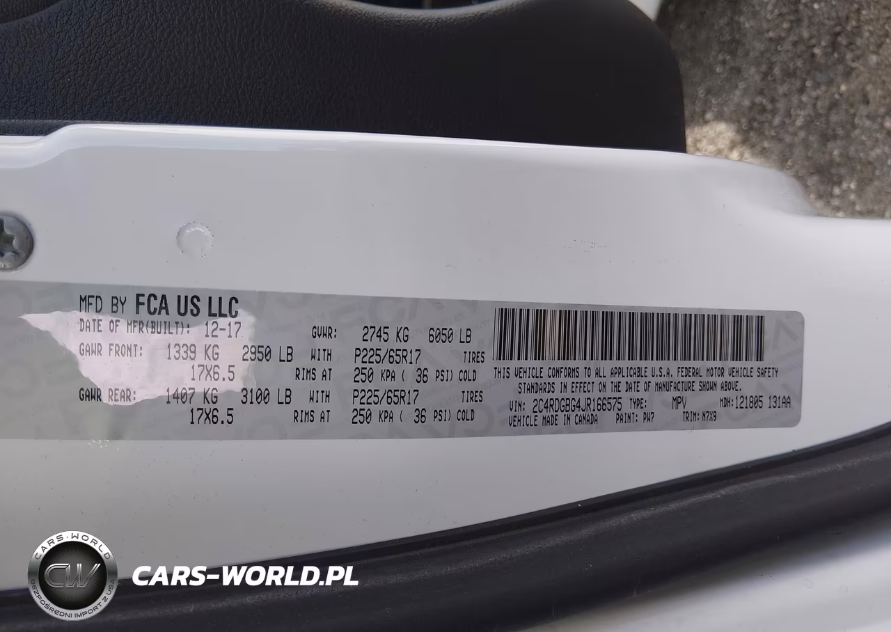 2018 Dodge Grand Caravan Se Plus VIN:2C4RDGBG4JR166575 - 9