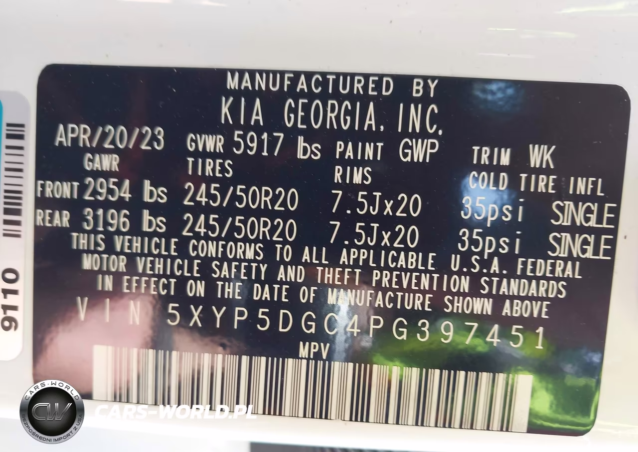 2023 Kia Telluride Sx Prestige X-Line VIN:5XYP5DGC4PG397451 - 9