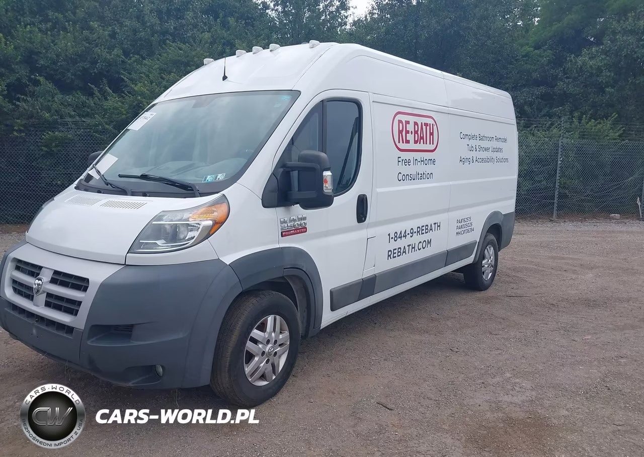 2014 Ram Promaster 2500 High Roof VIN:3C6TRVDG0EE103769 - 2